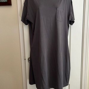 Charcoal grey dress. Old Navy.